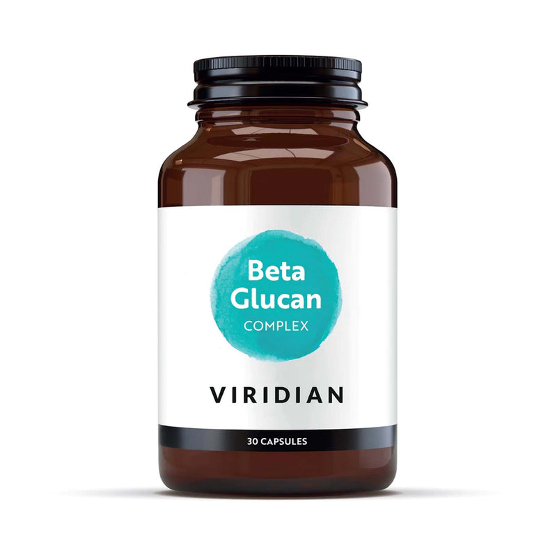 Viridian Beta Glucan 250mg (Plus vitamin C, D3 & Zinc) - 30 Veg Caps