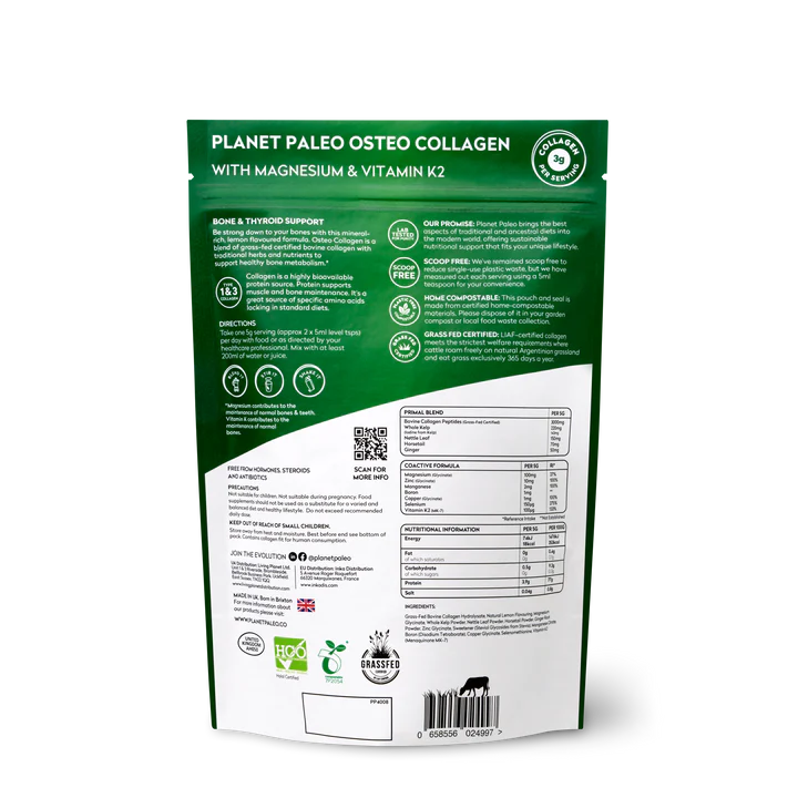 Planet Paleo Osteo Collagen Powder- 35 servings