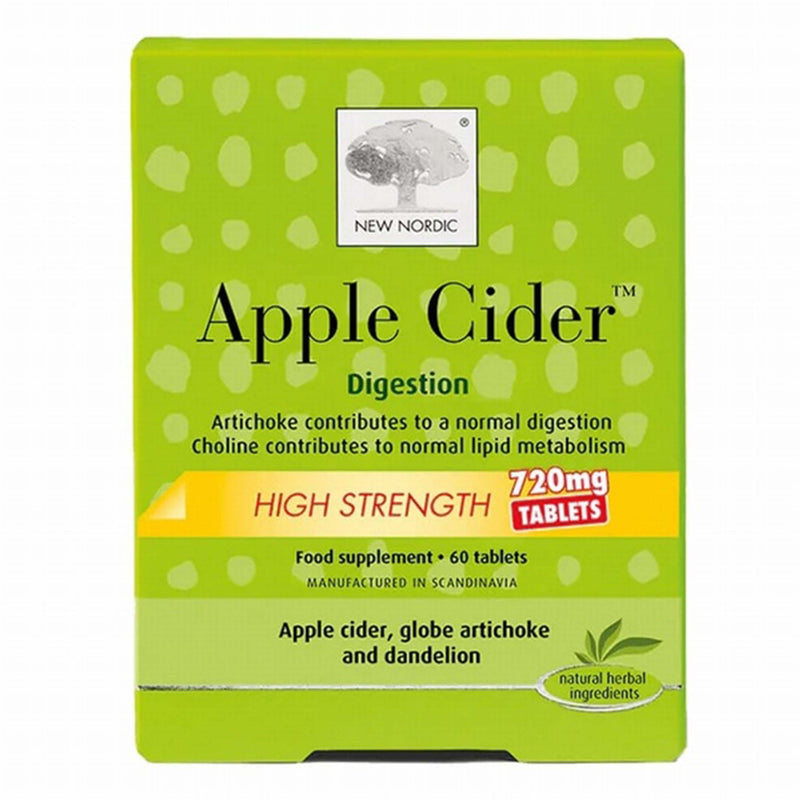 New Nordic Highly Concentrated Apple Cider 720 mg 60 Tablets