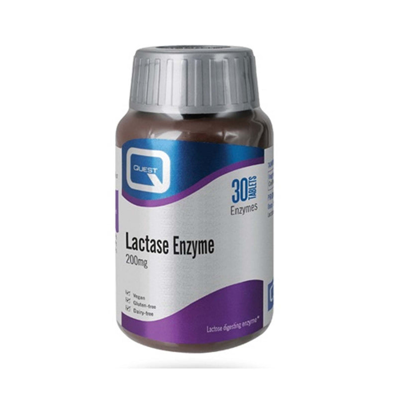 Quest Lactase Enzyme 200 mg 30 Tablets