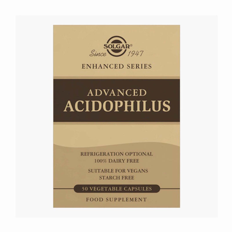 Solgar Advanced Acidophilus (100% Dairy Free) 50 Vegetable Capsules
