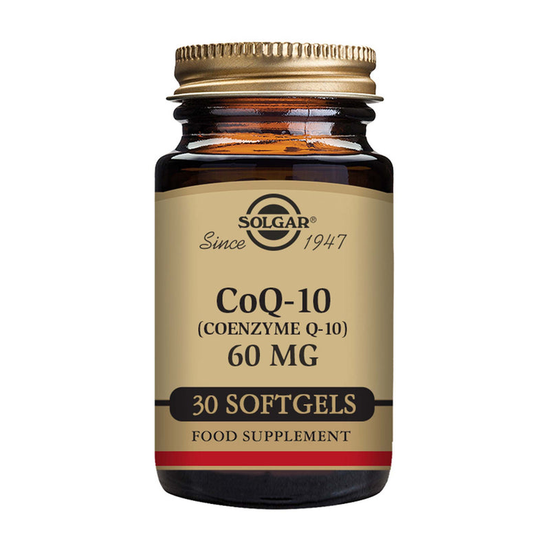 Solgar® CoQ-10 (Coenzyme Q-10) 60 mg Softgels - Pack of 30