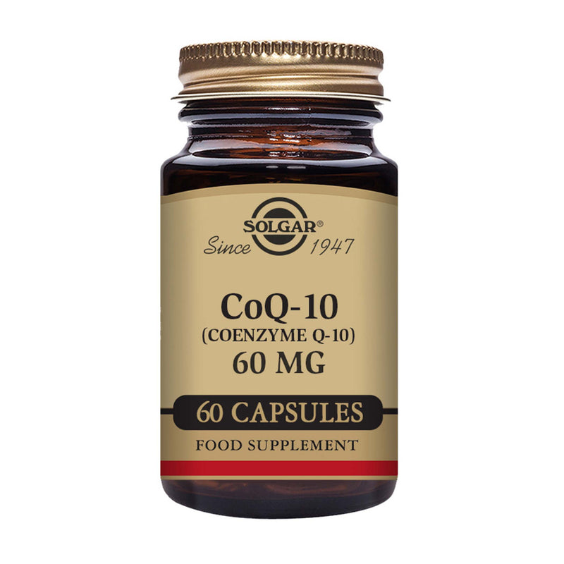 Solgar® CoQ-10 (Coenzyme Q-10) 60 mg Vegetable Capsules - Pack of 60