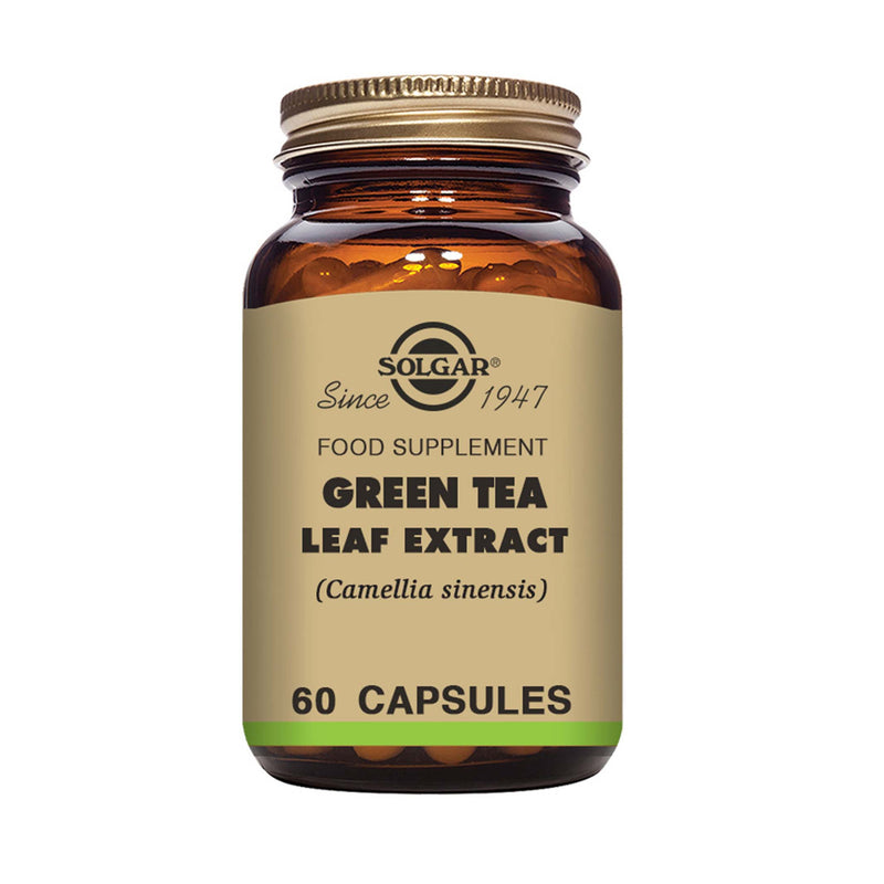 Solgar® Green Tea Leaf Extract Vegetable Capsules - Pack of 60