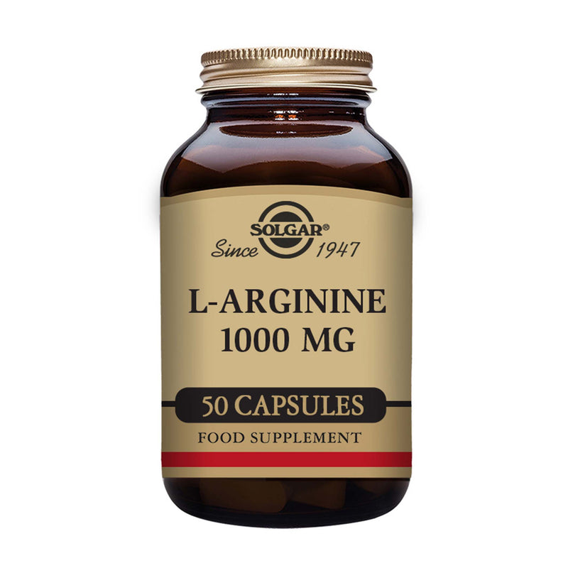 Solgar® L-Arginine 500 mg Vegetable Capsules - Pack of 50