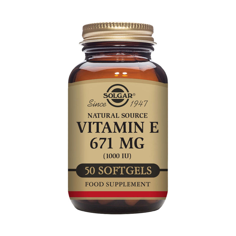 Solgar Natural Source Vitamin E 671 mg (1000 IU) Softgels