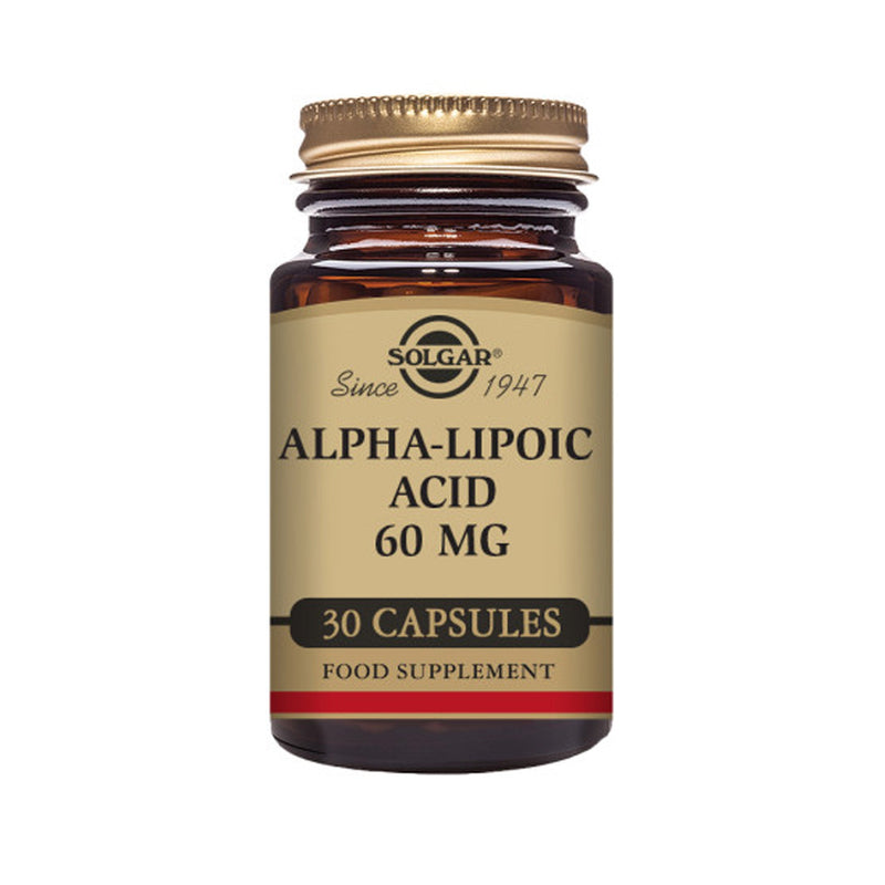 Solgar® Alpha-Lipoic Acid 60 mg Vegetable Capsules - Pack of 30