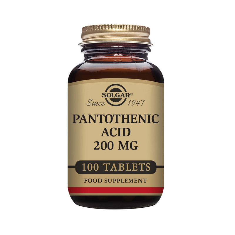 Solgar Vitamin B5 Pantothenic Acid 200 mg 100 Tablets