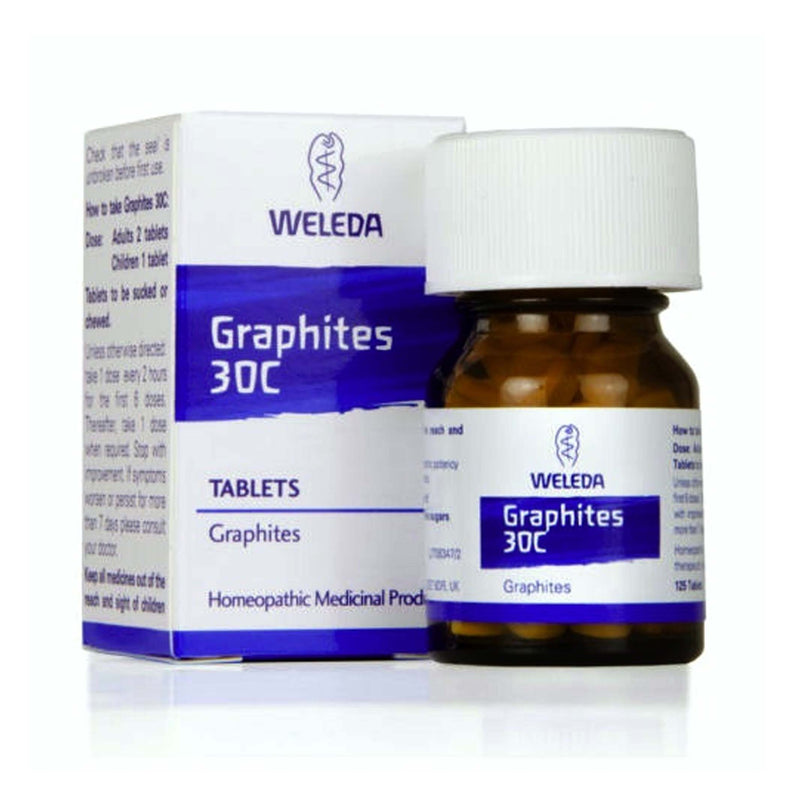 Weleda Graphites Homeopathic Remedy 30C 125 Tablets