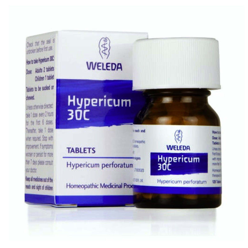Weleda Hypericum Homeopathic Remedy 30C 125 Tablets