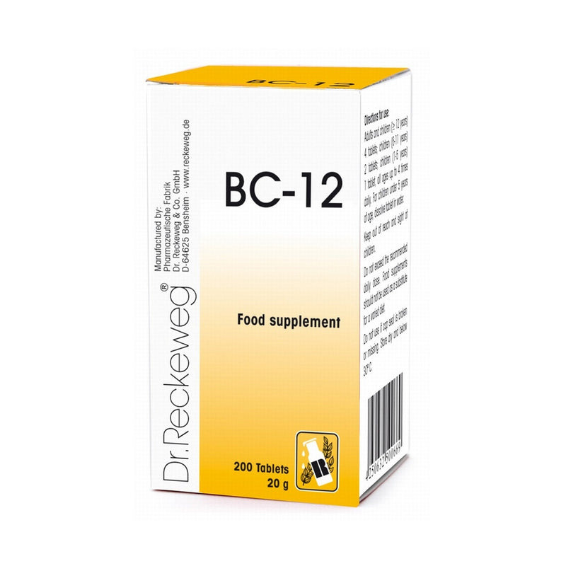 Dr Reckeweg BC-12 200 Tablets