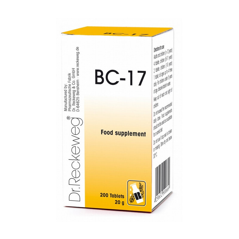 Dr Reckeweg BC-17 200 Tablets