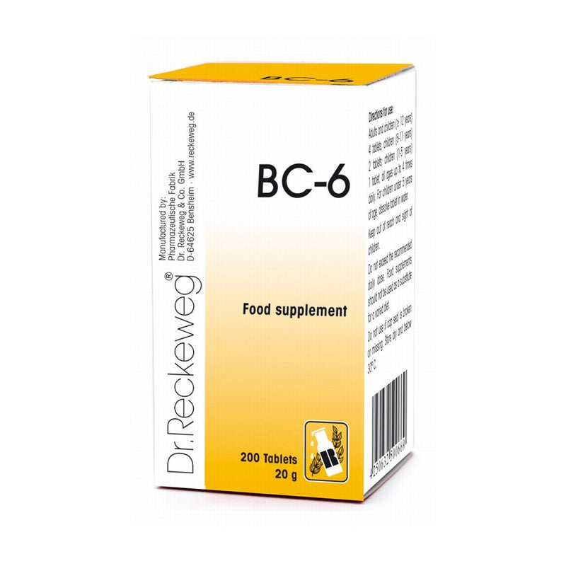 Dr Reckeweg BC-6 200 Tablets