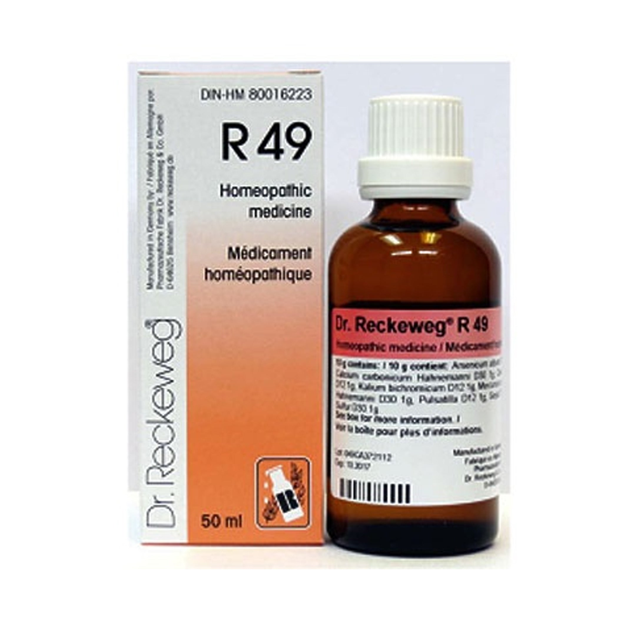 Dr Reckeweg R49 Catarrh & Sinusitis Drops 50 ml Elixirhealth.co.uk Elixir Health & Wellbeing