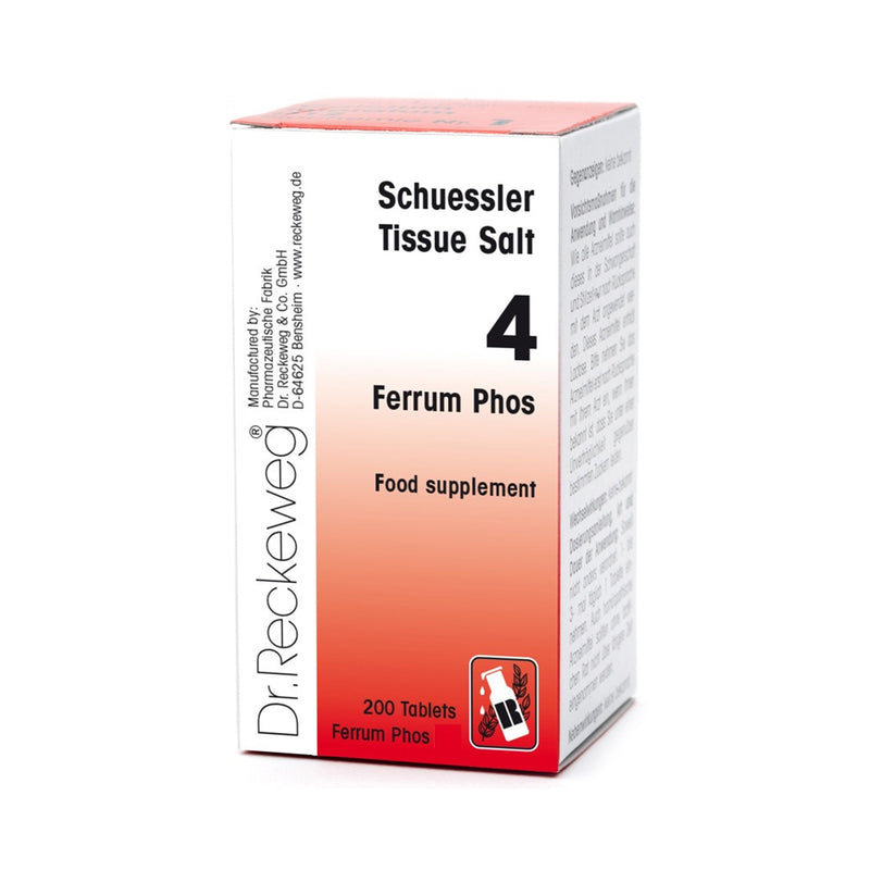 Schuessler Ferrum Phos No. 4 - 200 tablets