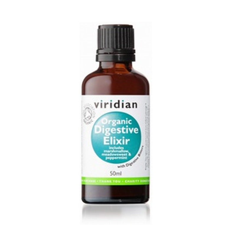 Viridian 100% Digestive Elixir Organic 50ml