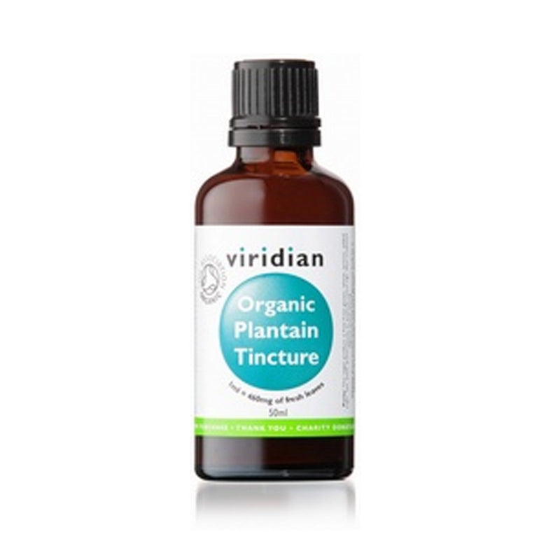 Viridian Organic Plantain Tincture - 50ml