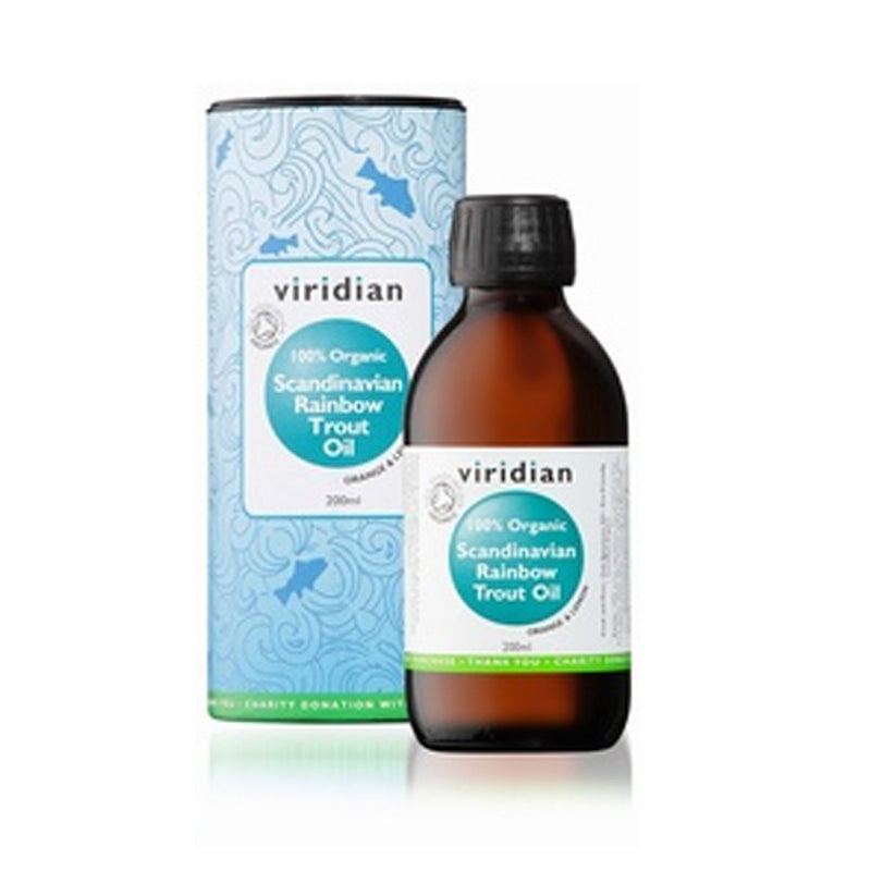 Viridian Organic Scandinavian Rainbow Trout Oil - 200ml