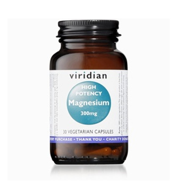 Viridian Hi-Potency Magnesium (300mg) w/ B6 (25mg)