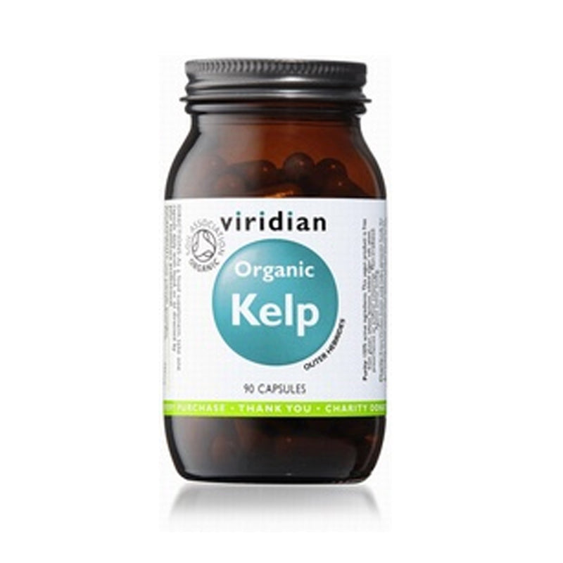 Viridian Kelp Organic 90 Vegetable Capsules (providing 200ug iodine)