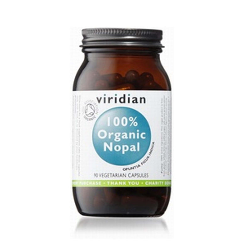Viridian Nopal 500mg Organic 90 Vegetable Capsules