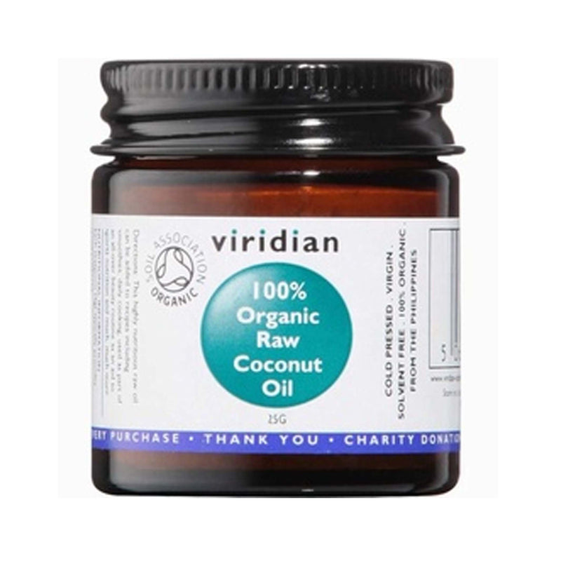 Viridian Organic Raw Coconut Oil - 25g