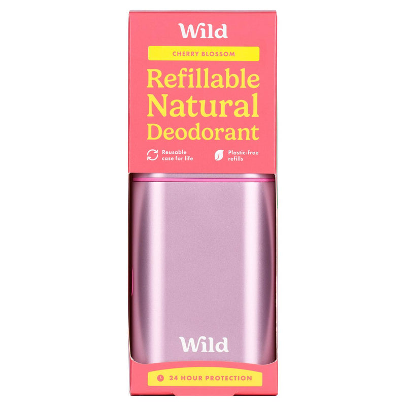 Wild Cherry Blossom Deodorant in Pink Case 40g