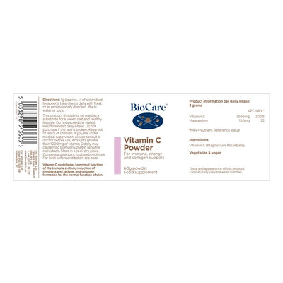 BioCare Vitamin C Powder-60g
