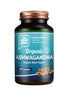 Supplement bottle labeled 'Organic Ashwagandha' by 'The Good Guru' on a white background