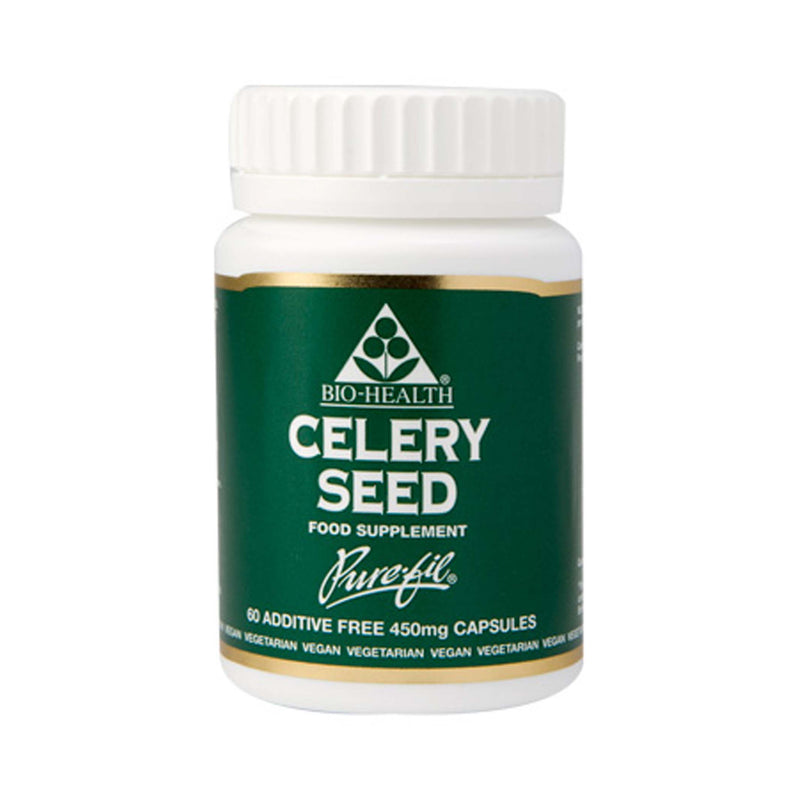 Bio-Health Celery Seed 450mg 60 Vegetable Capsules