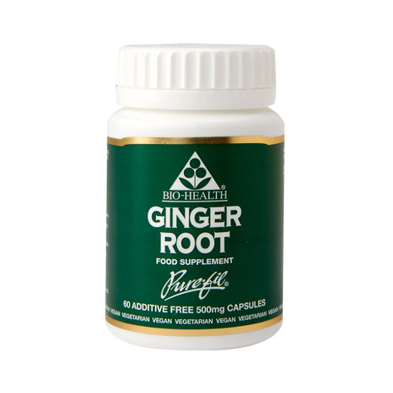 Bio-Health Ginger Root 500mg 60 Capsules