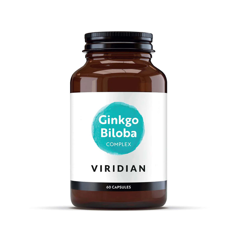 Viridian Ginkgo Biloba Leaf Extract 60 Vegetable Capsules