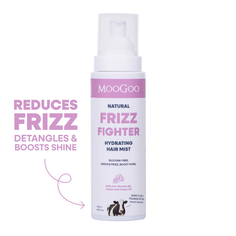 MooGoo Natural Frizz Fighter Hydrating Hair Mist 180ml