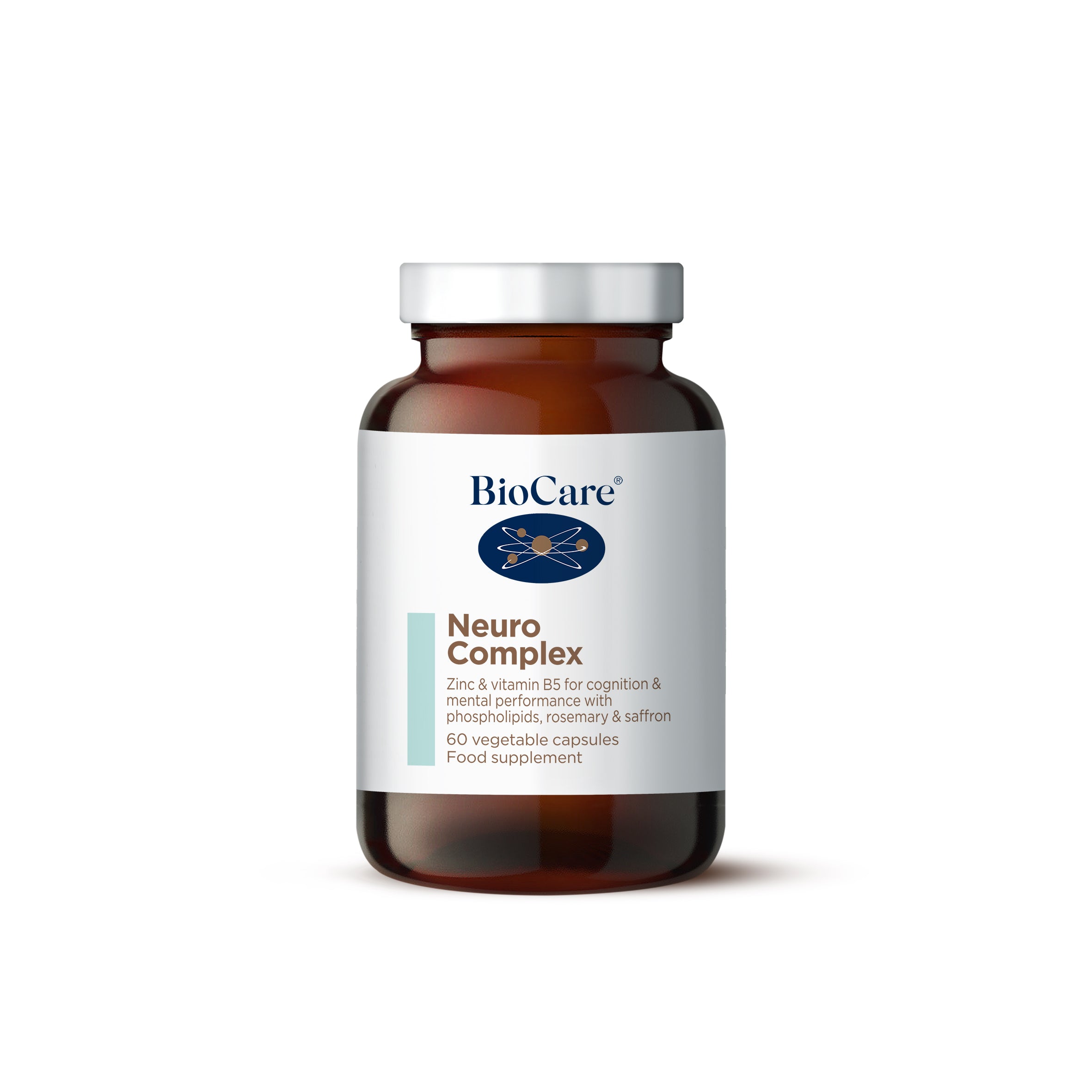 Neuro Complex 60 Capsules | Cognitive Support with Zinc, Saffron ...