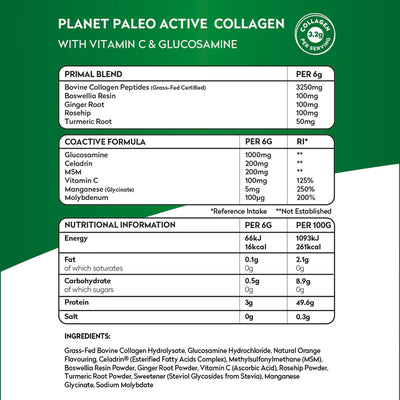 Planet Paleo Active Collagen -35 Servings