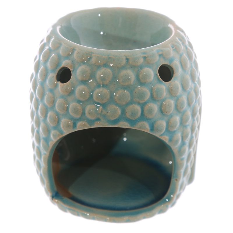 Amour Natural - Buddha Head Oil Burner, Turquoise