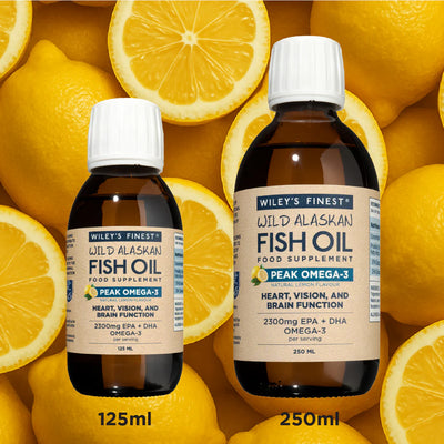 Wiley's Peak Omega-3 Fish Oil Liquid (Lemon) 125ml