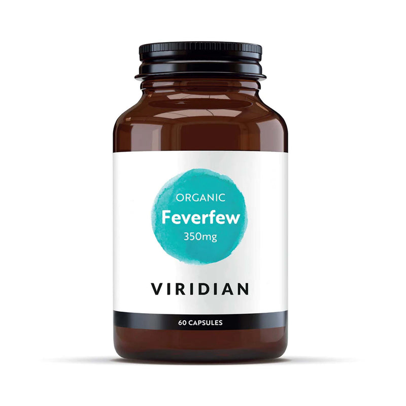 Viridian Organic Feverfew 350mg - 60 Veg Caps