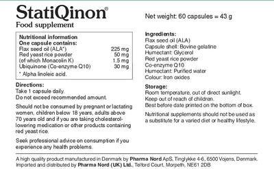 Pharma Nord StatiQuinon- Cholesterol Balance (60 capsules)