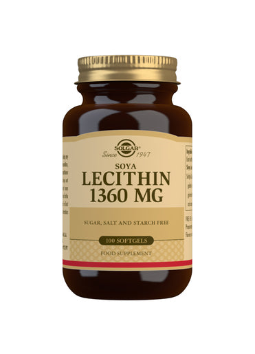 Solgar Soya Lecithin 1360 mg Softgels