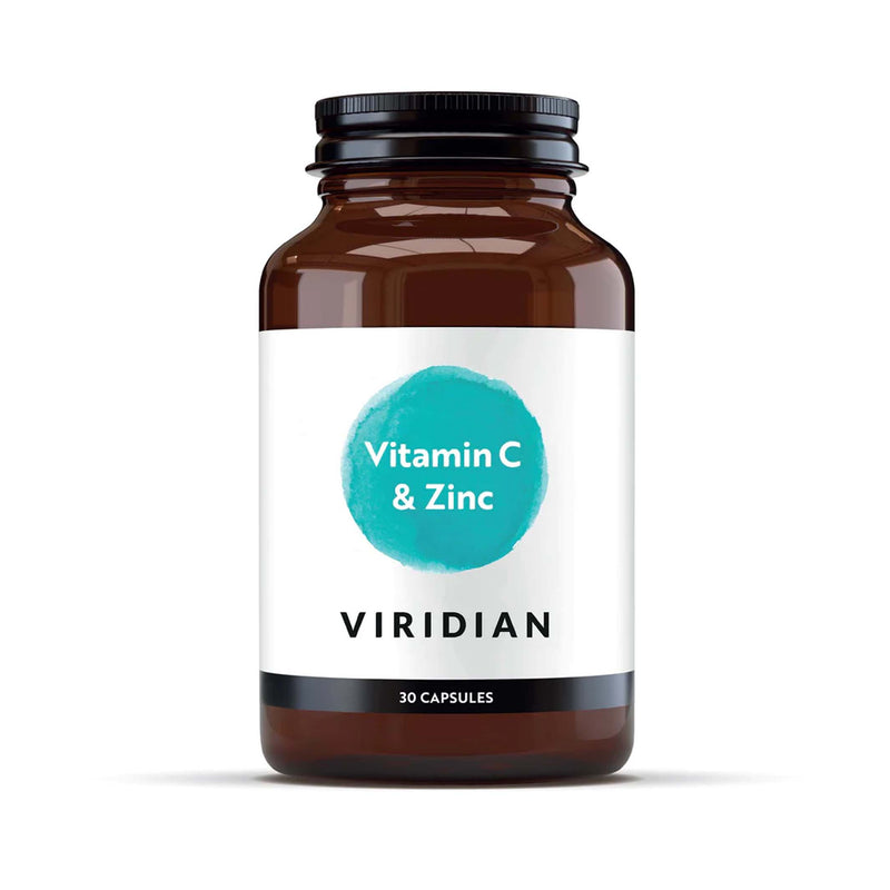 Viridian Vitamin C 500mg with Zinc
