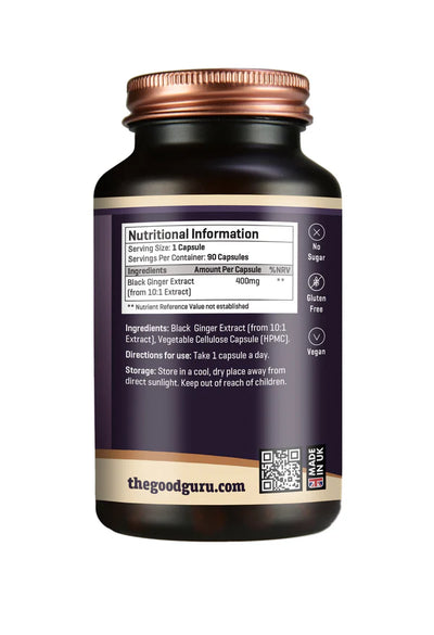 The Good Guru Advanced Black Ginger Extract Food Supplement