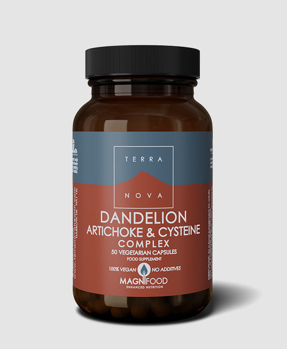 TERRANOVA Dandelion, Artichoke & Cysteine Complex- 50 Capsules