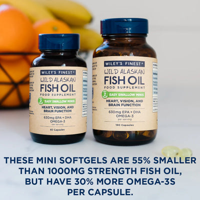 Wiley's Easy swallow Minis- Wild Alaskan Fish Oil Capsules