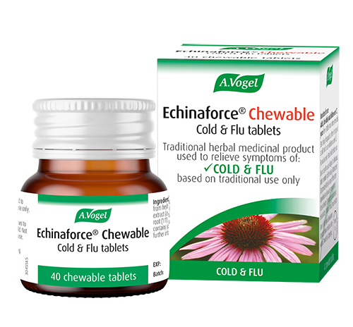 A Vogel Echinacea Chewable Cold and Flu 40 Tablets (Licensed)