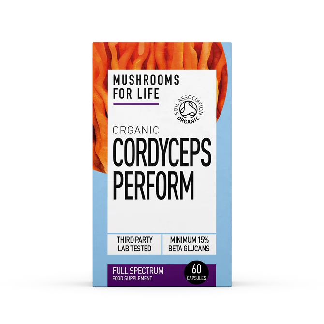 Mushrooms 4 Life Organic Cordyceps Perform Capsules