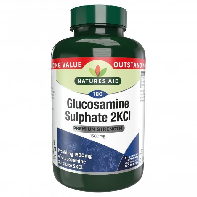 Natures Aid Glucosamine Sulphate- Premium strength 1500mg