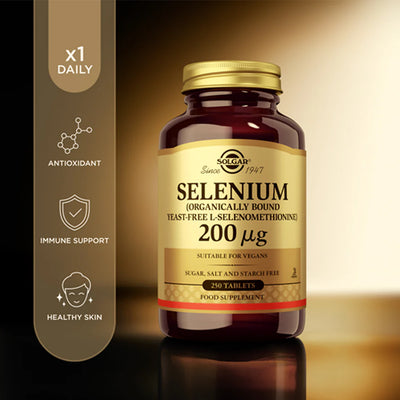 Solgar Selenium (Yeast-Free) 200 µg Tablets