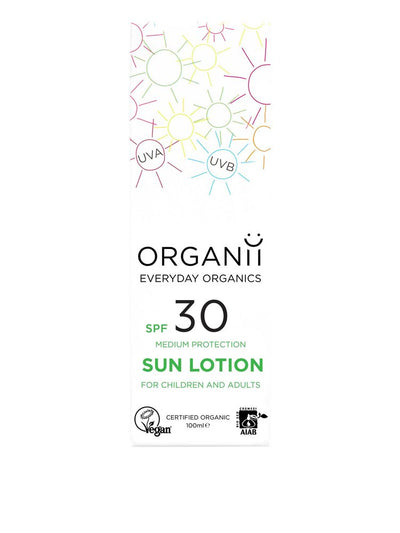 Organii SPF30 Sun Lotion for children and adults
