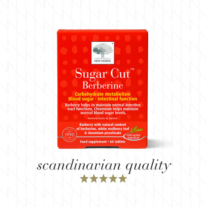 New Nordic Sugar Cut Berberine food supplement- 60 tablets